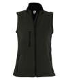 46801 Ladies Rallye SOL'S Ladies Rallye Soft Shell Bodywarmer Black colour image